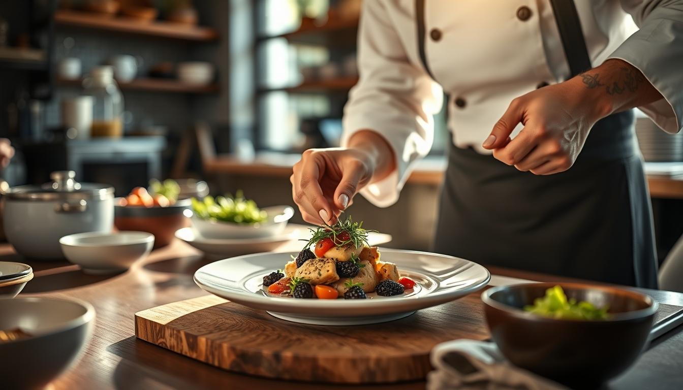 Measured baking ingredients prepared on a counter